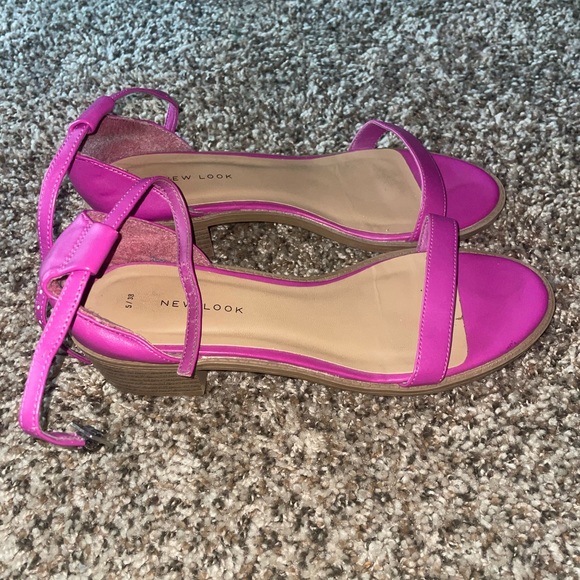 Pink Mini Heel Newlook Sandal - Picture 2 of 4